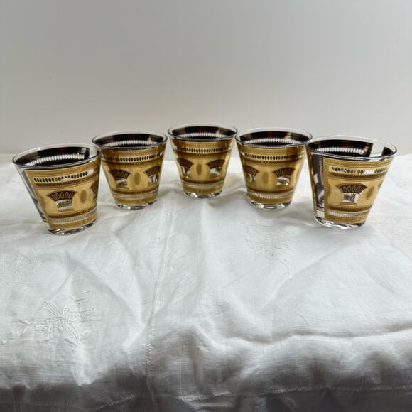 Vintage Culver Festival Black and Gold DOF Glasses 1940s-50s - Picture 2 of 8
